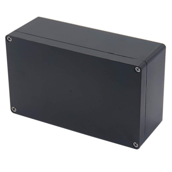 Otdorpatio Project Box ABS Plastic Black Electrical Boxes IP65 Waterproof DIY Electronic Junction Box Power Enclosure 7.87 x4.72 x2.95 inch (200x120x75 mm)