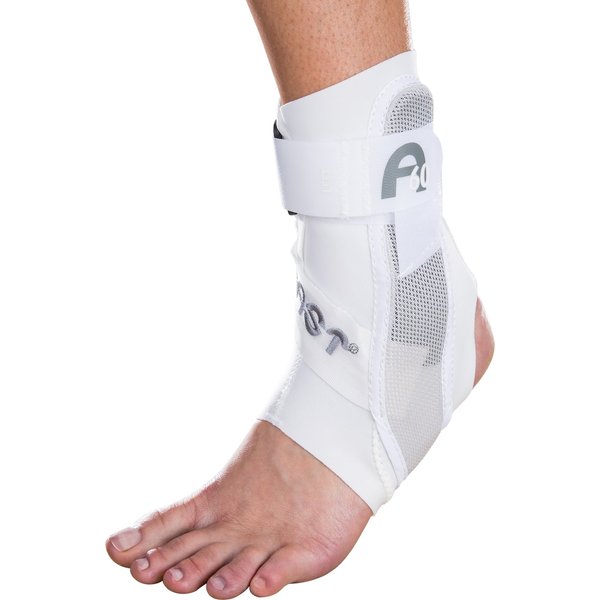 Aircast A60 Ankle Support Brace, Left Foot, White, Small (Shoe Size: Men's 4-7 / Women's 5-8.5)