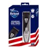 Barbasol Rechargeable Electric Beard Trimmer with Stainless Steel Blades and Adjustable Settings