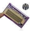 Bodermincer 8mm/10mm/12mm/14mm/16mm to Choose Thickness 0.07mm C Curl Individual Flare False Eyelashes 20 Hairs/Cluster Fake Lashes False Eyelashes Extension (12mm)
