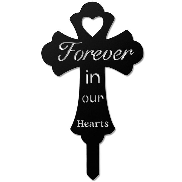 Queekay Grave Markers for Cemetery Memorial Gift Memorial Stakes I Have an Angle in Heaven Sympathy Graves Stakes for Garden(Forever in Our Hearts)