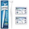 Dental Floss Clean Dental Flossers Kit with 2 Handles and 120 flosser Refill Heads Cool Mint Flavor