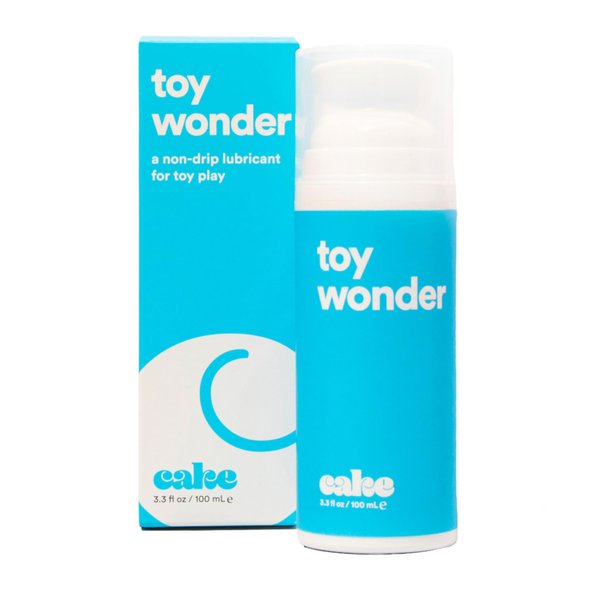 Hello Cake Toy Wonder, Water-Based Lubrication for Toys, Non-Drip Water-Based Lubricant, Natural Lube, Personal Lubricant, Lube Water Based Natural (3.3 Fl. Oz.)