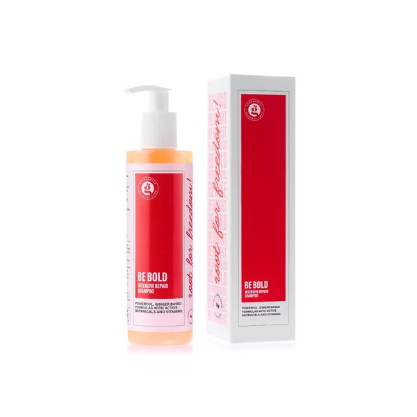 Ginger Milk Natural Care Intensive Repair Shampoo for Dry/Damaged Hair due to Coloring, Chemical Processes, hot styling tools and dryers | BE BOLD (8 oz fl.)