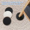 Kayzn Furniture Sliders for Carpet, 8 Pcs 5" Round Furniture Moving Pads, Heavy-Duty Furniture Movers - Reusable Slider, Move Any Item Quickly, Easily and Safe!