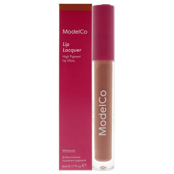 MODELCO Lip Lacquer - High-Pigment, Long-Wear Color - Non-Sticky, Comfortable Finish - Instantly Plumps Lips - Provides All-Day Moisture - Lips Feel Soft, Supple, And Kissable - Morocco - 0.17 Oz