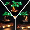 Mililier LED Light Kit for Lego Bonsai Tree 10281 Set, Compatible with Lego 10281 Building Blocks Model(Not Include Blocks Set) (Green)