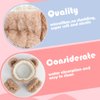Canitor Face Wash Headband with Wrist Bands for Washing Face Soft Coral Fleece Spa Headband Makeup Headband Cute Animal Elastic Skincare Headband Wrist Towels (02-bear ears)