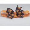 Halloween Pumpkins Fall Hair Bow (Single Layer Headband)