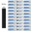 U18 30Pcs 0.18mm Nano Eyebrow Microblading Needles,Permanent Makeup Manual Tattoo Needle Embroidery Arc Blade 18 Curved Needles