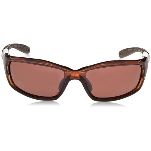 Crossfire 21126 Infinity Premium Safety Glasses, HD Brown Polarized Lens - Crystal Brown Frame, Regular