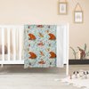 TANOFAR Baby Blankets for Boys Girls Minky Blanket with Dotted Backing Super Soft Throw Blanket for Nursery 30 x 40 Inch Woodland Animals