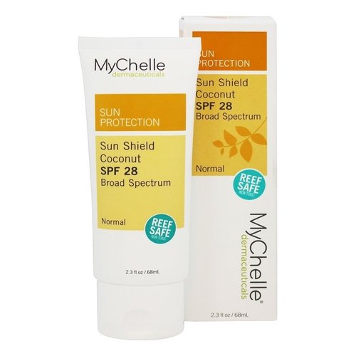 MyChelle Dermaceuticals - Sun Shield Sun Protection Lotion for Normal Skin Coconut 28 SPF - 2.3 fl. oz.
