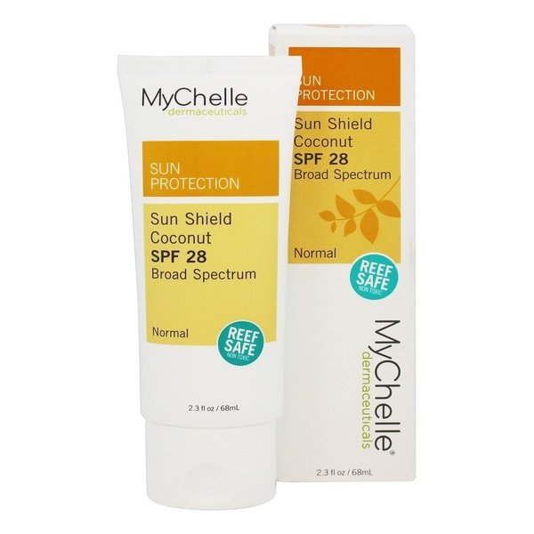 MyChelle Dermaceuticals - Sun Shield Sun Protection Lotion for Normal Skin Coconut 28 SPF - 2.3 fl. oz.