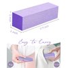 Maryton Nail Buffer Blocks, Professional 4 Way Buffing Block Files 100/180 Medium Grit for Natural and Acrylic Nails, 12 PCS