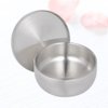 ARTIBETTER Stainless Steel Shaving Bowl with Lid Shaving Soap Bowl Mens Shave Soap Cup For Shaving Soap & Cream(Silver)