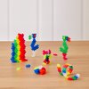PLUS PLUS 240 Piece Interlocking Building Blocks for Kids, Open Ended Connecting Toys, STEM Bin Classroom Mini Manipulatives - Neon Mix Play Tube