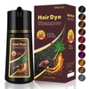 Fedulili Instant Dark Wine Red Hair Dye Shampoo 3 In 1,100% Gray Hair Coverage Root Touch Up 4 Weeks,Hair Color Shampoo For Color Treated Hair,Hair Colors 16.9 Fl Oz,At-Home Hair Dye