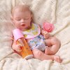 BABESIDE 10 Pcs Baby Doll Diaper Set Include Baby Doll Bottles with Disappearing Milk, Pacifier, Bibs, Diapers, Baby Doll Accessories Set, Pretend Play Feeding Toy for 12-15 Inches Dolls