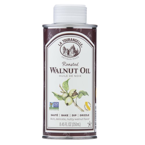 La Tourangelle, Roasted Walnut Oil, Plant-Based Source of Omega-3 Fatty Acid, Cooking, Baking, & Beauty, 8.45 fl oz