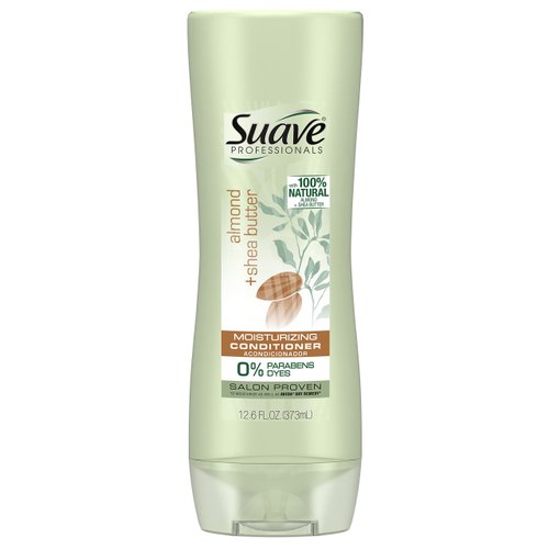 Suave Professionals Moisturizing Conditioner, Almond + Shea Butter, 12.6 Fl Oz