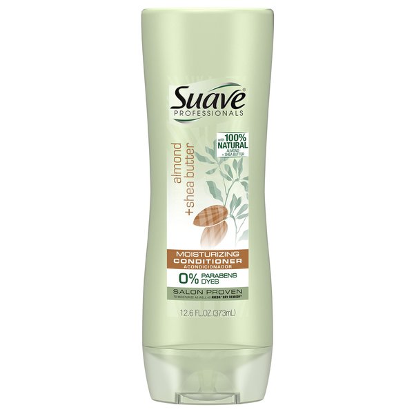 Suave Professionals Moisturizing Conditioner, Almond + Shea Butter, 12.6 Fl Oz