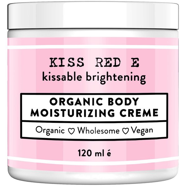 KissRedE Best Anti Aging Body Cream. Moisturizing Cream for Face Hands Body. Natural Anti Aging Cream Dry Skin - Vegan Organic 4 OZ