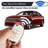TAPAYICA for Hyundai Key Fob Cover Folding Key Fob Shell with Keychain Fit for Hyundai Santa Fe Sport Sonata Tucson (White-B)