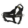 DT Universal No Pull Dog Harness, On Duty, Black, Medium, Fits Girth Size: 26-Inch to 32-Inch