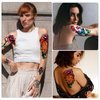 Aresvns 25 sheets Cute Watercolor Temporary Tattoo Long Lasting, 14 Sheets Roses Flower Butterfly Lion Fake Tattoos for Adults Shoulder Arm Hands, 11 Sheets Tiny tattoos