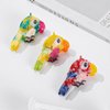 Funny Parrot Hair Clip,Acetate Claw Clips,Hair Clips for Women,Red