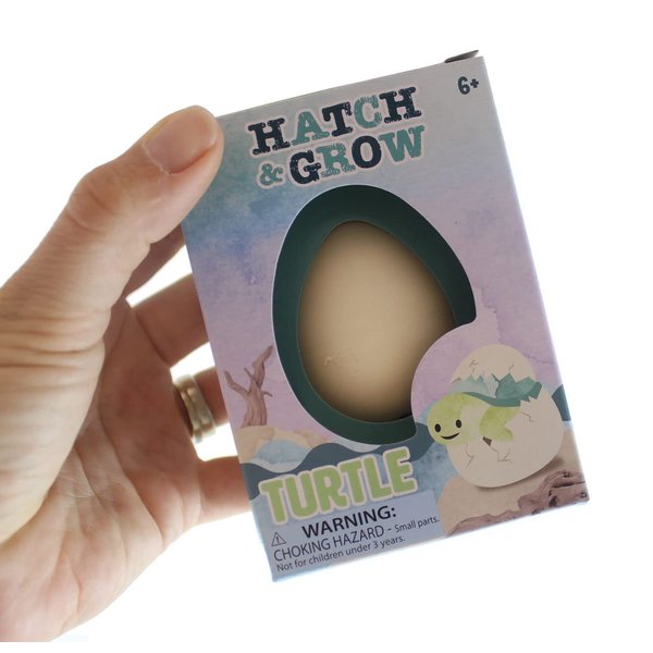 1 Hatch a Turtle Ocean Animal Grow in Water - Add Water and it Grows up to 4" - Sea Critter Toy Bath Fun Science Expanding Novelty Magic Absorbent Polymer Toy