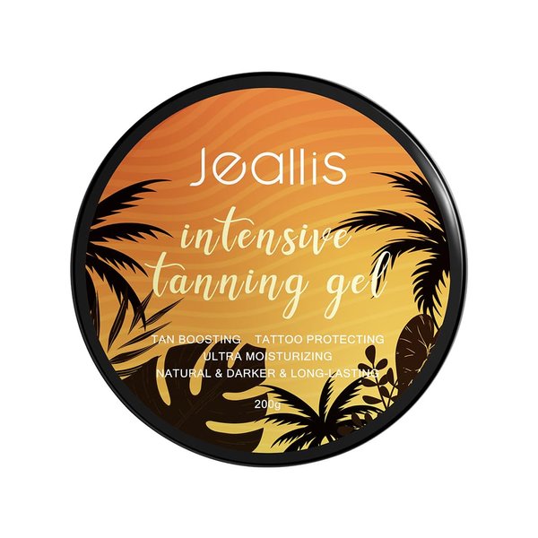 Jeallis Extreme Dark Intensive Tanning Luxe Gel Mango, Tan Accelerator for Outdoor Sun and Tanning Beds, Sun Tanning Butter for Natural Faster Darker Tan 6.8oz