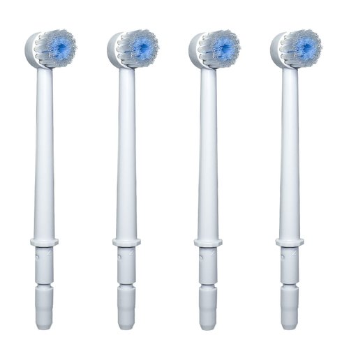 TB100E Replacement Toothbrush Tips for Waterpik Dental Water Jet WP100 WP300 WP450 WP672 WP660 WP260 Generic Toothbrush Replacement Heads for Waterpik Flossers fit Waterpik Brush Flosser Head