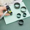 PH Padahall Leather Hole Punch Die Round,8pcs Hole Hollow Punch 20 25 30 35 40 45 50 55mm High Carbon Steel Circle Cutter Tool Kit Cutting Mold for Leather EVA Foam Fiber Board Clay DIY Craft
