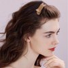 8 Pcs French High Ponytail Claw Clip, Medium Matte Hair Clips Women Girls Thick Long Hair or Thin Hair Ponytail Maker. Nonslip Hair Accessories for High Ponytail Bun Hair Braiding Tool Dovetail Clip