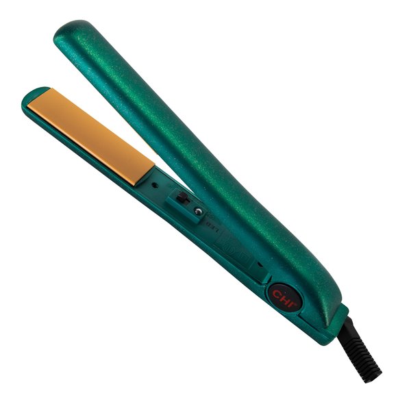 CHI Original Ceramic Hair Straightener Flat Iron | 1 Inch Ceramic Floating Plates | Quick Heat Up | Analog On/Off Switch | Aurora Borealis