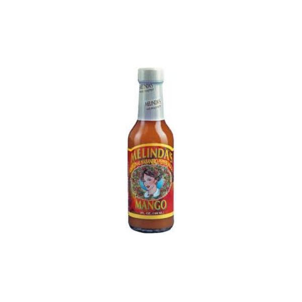 Melinda’s Mango Habanero Hot Sauce - Sweet & Mild Hot Sauce - Mango Habanero Sauce Made with Fresh Ingredients, Real Mango, Habanero Peppers, Vinegar, Carrot & Lime - 5oz, 3 Pack