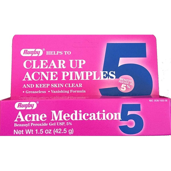 Benzoyl Peroxide 5 % Generic for Oxy Balance Acne Medication Gel for Treatment and Prevention of Acne Pimples, Acne Blemishes, Blackheads or Whiteheads. 1.5 oz. per Tube Pack 12 Total 18 oz.