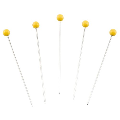 SINGER 04337 ProSeries Ball Head Quilting Pins in Flower Case, Size 28, 75-Count,