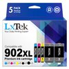 LxTek Compatible 902 XL Ink Cartridge Replacement for HP 902XL Ink Cartridges Combo Pack to use with Officejet 6978 6954 6962 6968 6975 Printers (5 Pack)