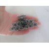 Silver metal flower blue crystal hair claw clip bridal clip medium/fine hair