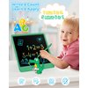 KOKODI 12 Inch LCD Writing Tablet with Anti-Lost Stylus Erasable Doodle Board Colorful Toddler Drawing Pad Car Travel School Games Toys for 3 4 5 6 7 8 Kids Birthday Gift for Girls Boys Adults Green