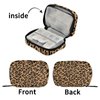 xigua Leopard Pill Case 7-Day Travel Pill Organizer Box with Zipper Closure for Vitamins, Medication and Supplements