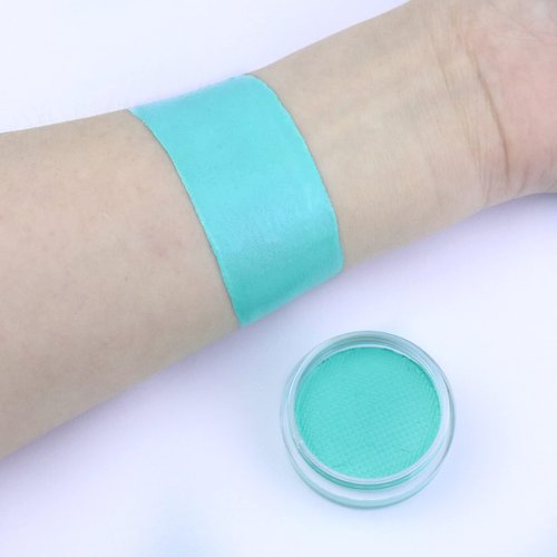 Mysense UV Blacklight Face Paint,Neon Fluorescent Body Paint,Single Water Activated Eyeliner,Water Based Glow in the Dark Makeup for Party Halloween Cosplay,Bright Teal