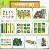 BenLouis 240Pcs Jungle Safari Party Favors Zoo Animals Sticker Stampers Slap Bracelets School Stationery Set Bulk Classroom Prizes for Kids Wild One Party Baby Shower Goodie Bags Fillers
