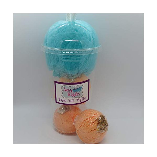 Mango Mandarin Bubble Bath Truffle Shake by Sassy Bubbles
