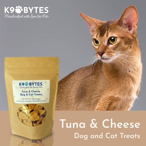 K9 Bytes Tuna & Cheese Dog and Cat Treats (Tuna & Cheese)