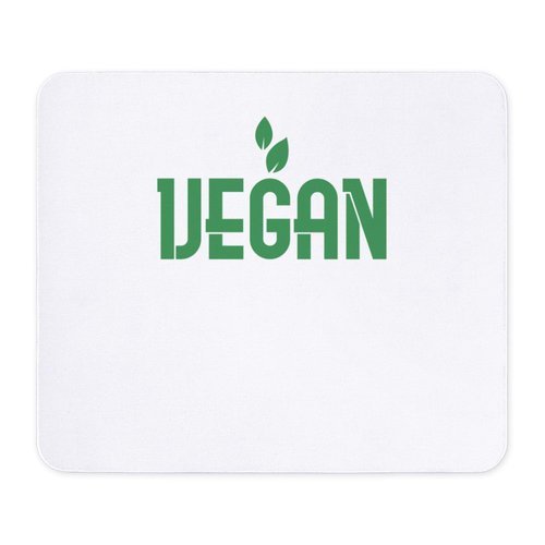 CafePress Vegan Rock Vegetarian Veganism Wellness Mousepad Non-Slip Rubber Gaming Mousepad