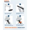 Silkslide TWIZZER, Nose Hair and Ear Hair Trimmer for Men and Women, Twist and Trim Nasal Hair Removal, German Blades, Patented Design, No Electricty or Batteries